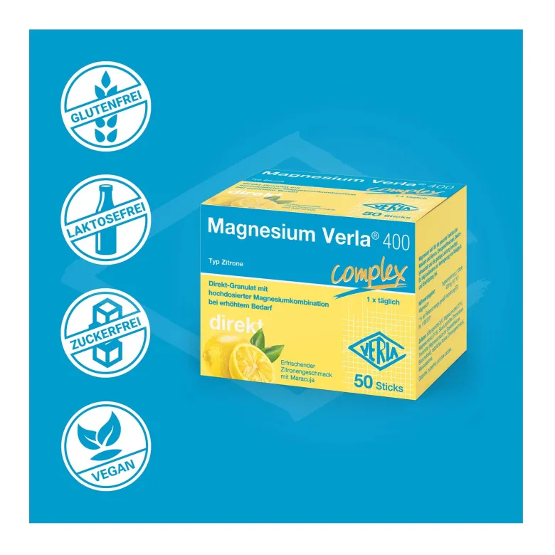 Magnesium Verla 400 Direkt-Granulat, 50 St