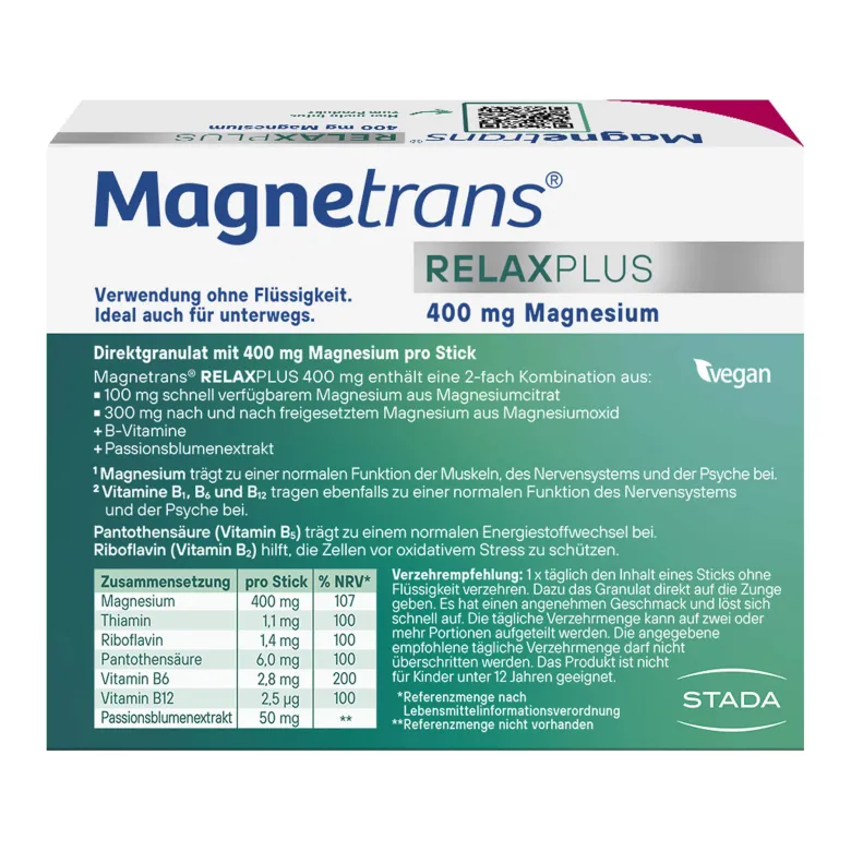 Magnetrans RelaxPlus 400 mg Direktgranulat, 50 St