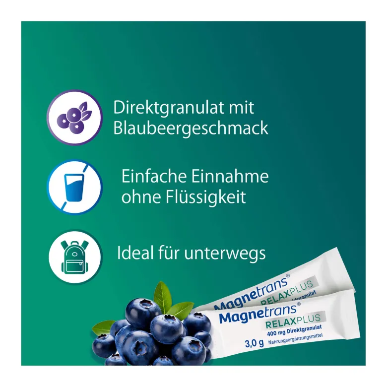 Magnetrans RelaxPlus 400 mg Direktgranulat, 50 St