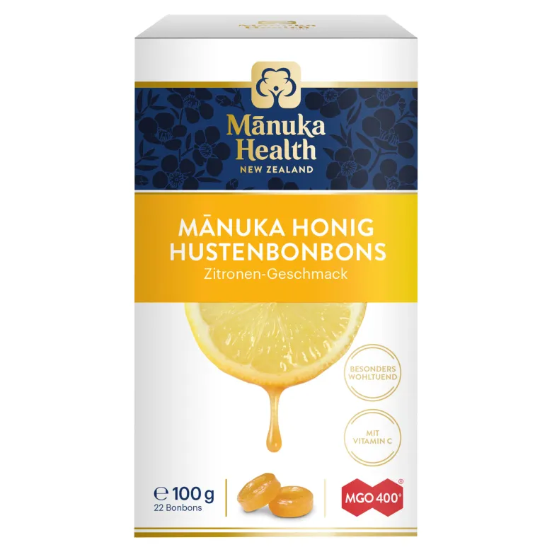 Manuka Health MGO 400+ Lutschbonbons Zitrone, 100 g