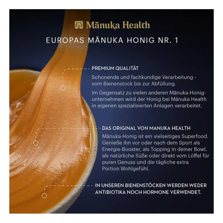 Manuka Health MGO 550+ Manuka Honig, 250 g
