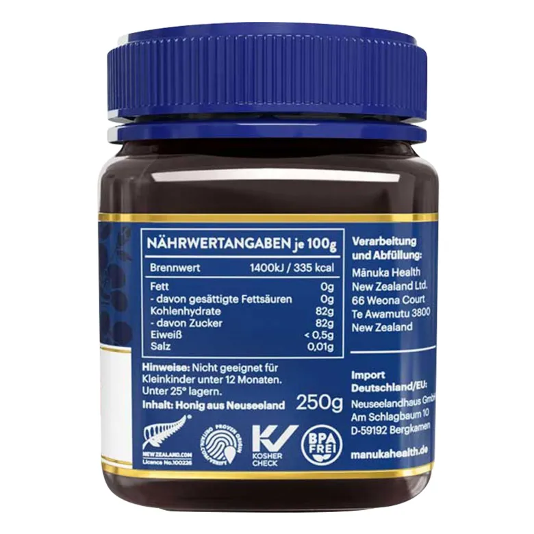 Manuka Health MGO 850+ Manuka Honig, 250 g