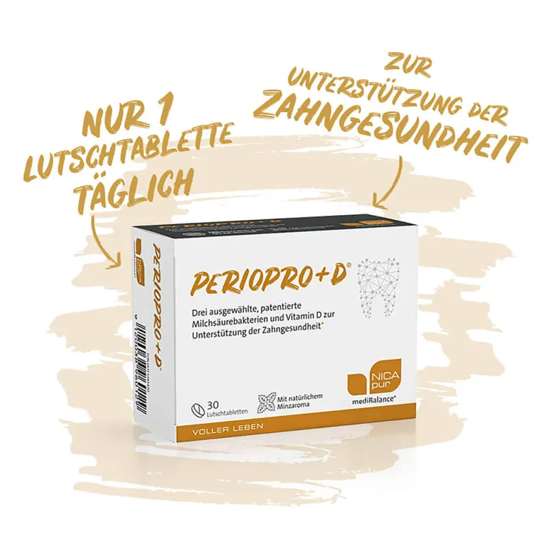 MediBalance PerioPro+D Lutschtabletten, 30 St