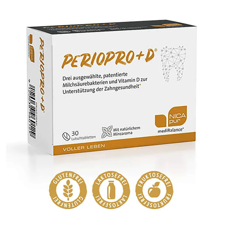 MediBalance PerioPro+D Lutschtabletten, 30 St