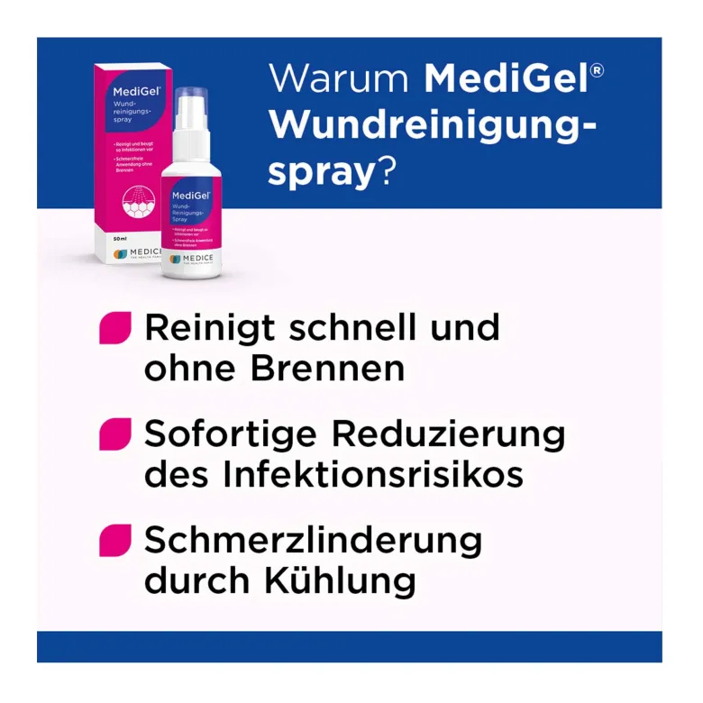 MediGel Wundreinigungsspray, 50 ml