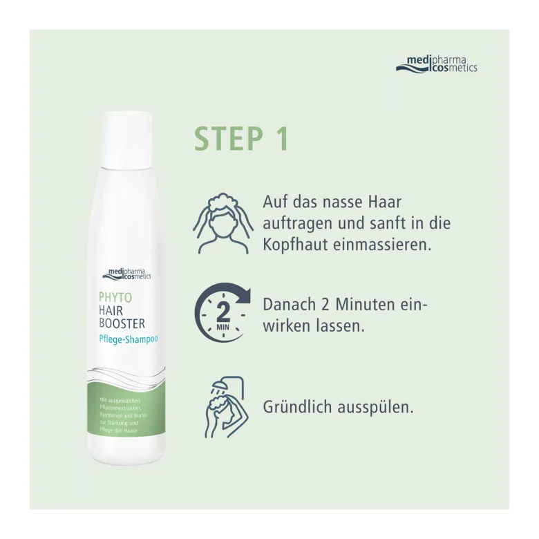 medipharma cosmetics Phyto Hair Booster Pflege-Shampoo, 200 ml