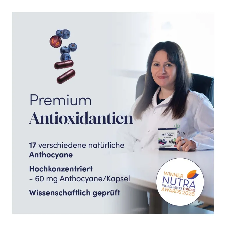 Medox Anthocyane aus wilden Beeren Kapseln, 30 St