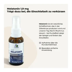 Melatonin 1,9 mg Einschlaf-Spray, 30 ml