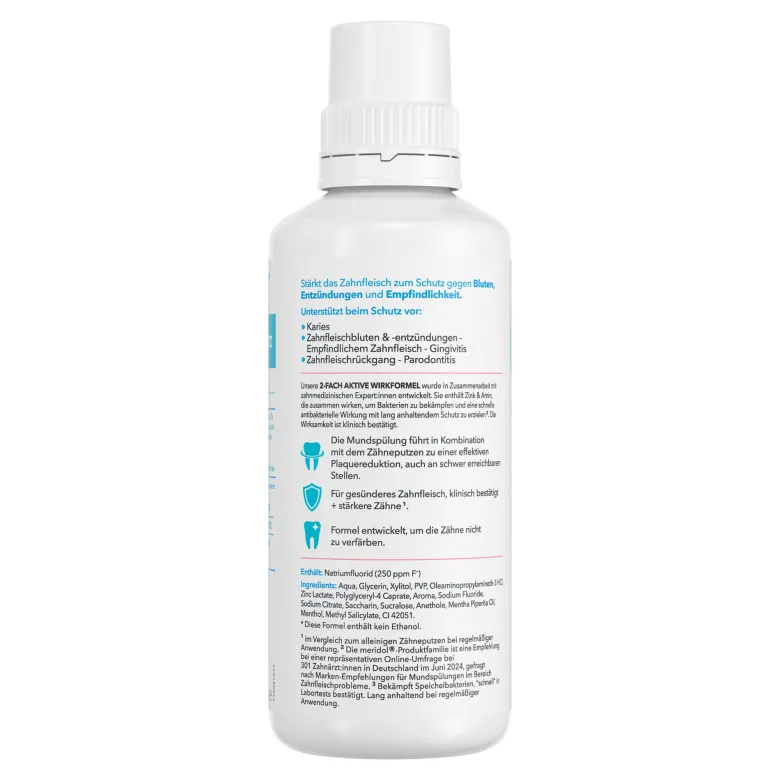 Meridol Zahnfleischschutz antibakterielle Mundspülung, 400 ml
