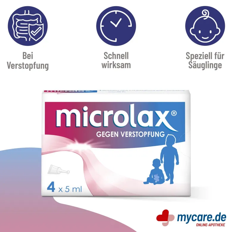 Microlax Rektallösung mit kurzem Tubenhals, 4 St