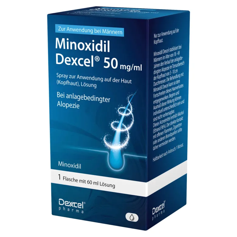 Minoxidil Dexcel 50 mg/ml Spray, 60 ml