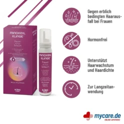 Minoxidil Klinge Frauen 50 mg/g Schaum, 190 g