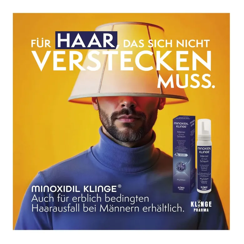 Minoxidil Klinge Frauen 50 mg/g Schaum, 190 g