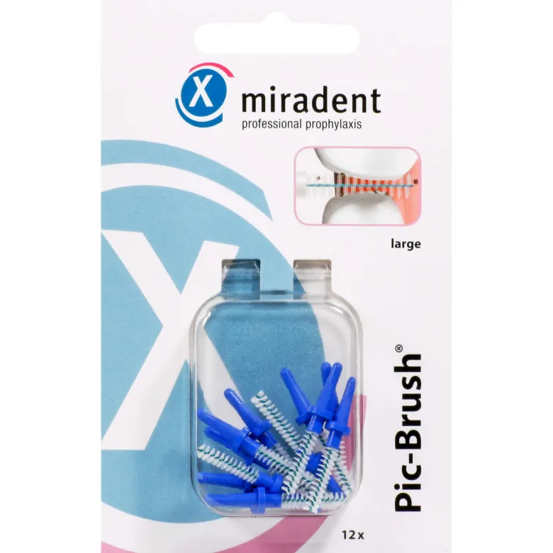 Miradent Interdentalbürste Pic-Brush large blau, 12 St