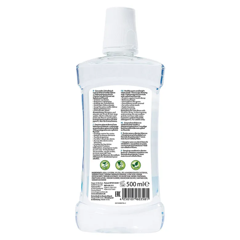 Miradent Oxysafe Active +F Mundspüllösung, 500 ml
