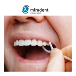 Miradent Zahnpick Zahnseide 2in1 Minze, 40 St