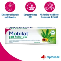 Mobilat CBD Aktiv-Gel, 100 ml
