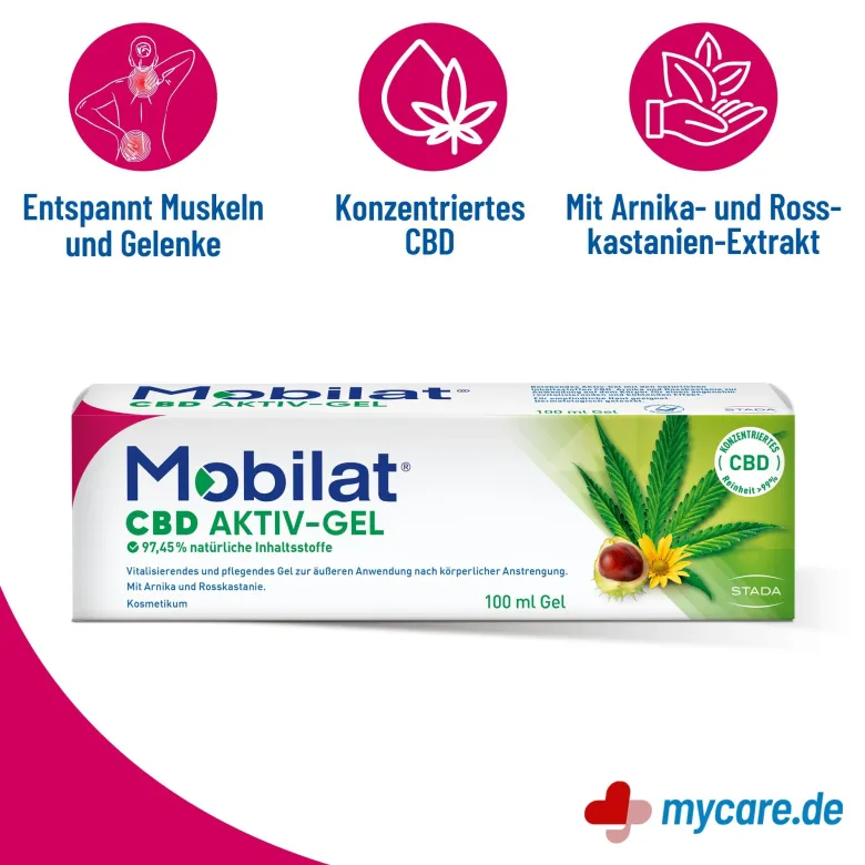 Mobilat CBD Aktiv-Gel, 100 ml