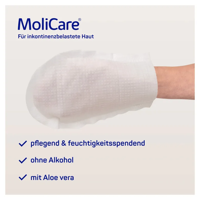 MoliCare Skin Feuchte Waschhandschuhe, 8 St