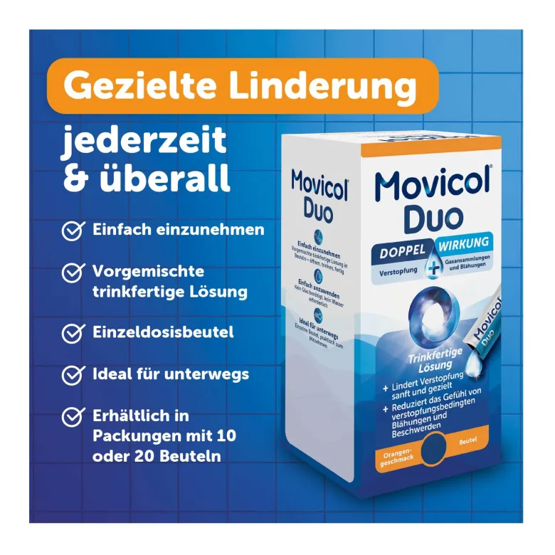 Movicol Duo Trinkfertige Lösung, 20 St