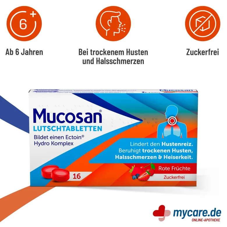 Mucosan Lutschtabletten, 16 St