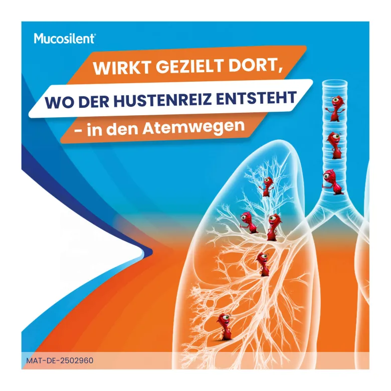 Mucosilent gegen Reizhusten Hustenstiller Saft, 100 ml
