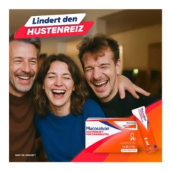 Mucosolvan Hustensaft-Portionsbeutel mit 30 mg Ambroxol, 15X5 ml