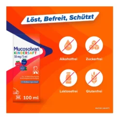 Mucosolvan Kindersaft 30 mg/ 5 ml, 100 ml