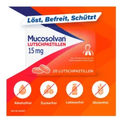 Mucosolvan Lutschpastillen 15 mg, 20 St
