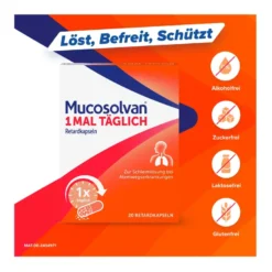 Mucosolvan 1mal täglich Retardkapseln, 20 St