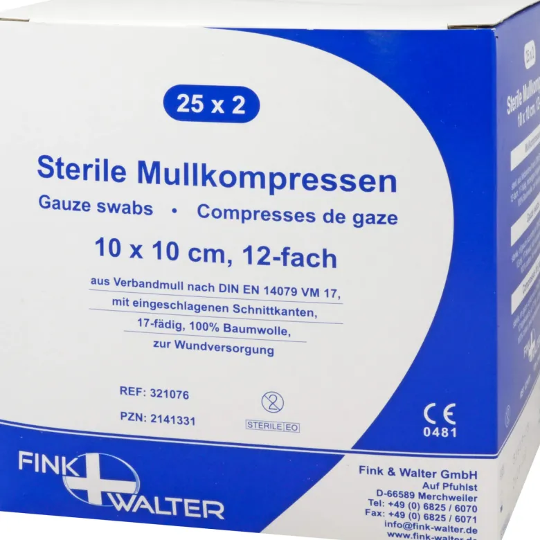 Mullkompressen, 25X2 St