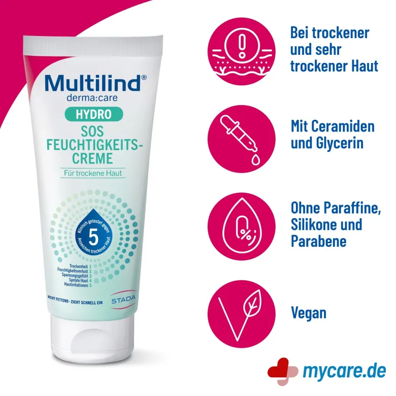 Multilind derma:care Hydro SOS Feuchtigkeitscreme, 75 ml