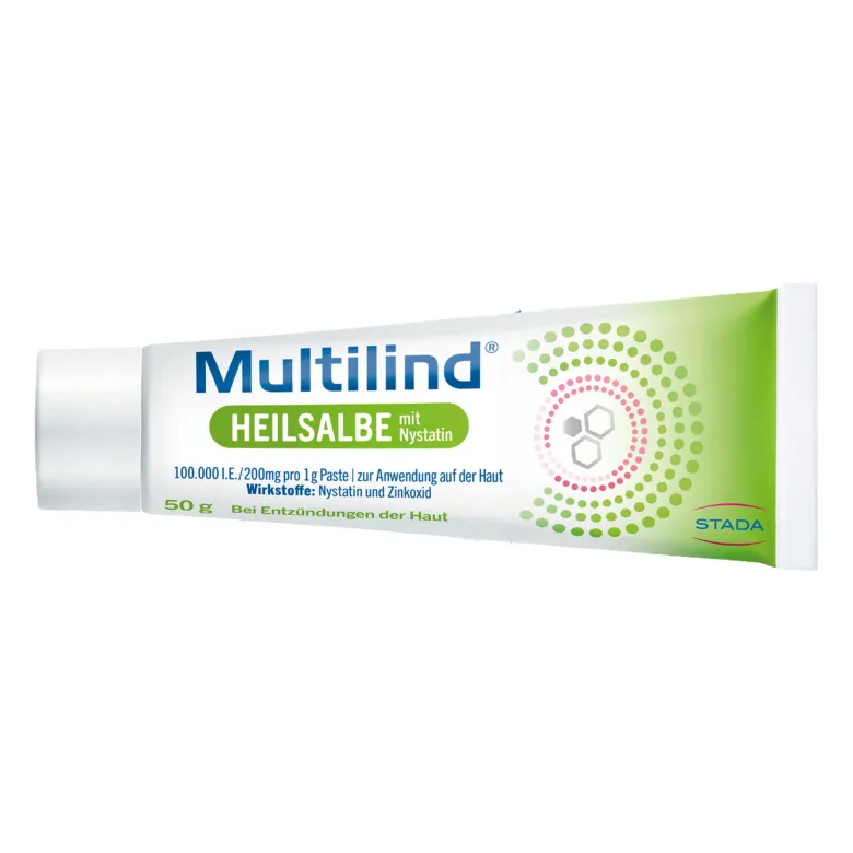 Multilind Heilsalbe mit Nystatin, 50 g