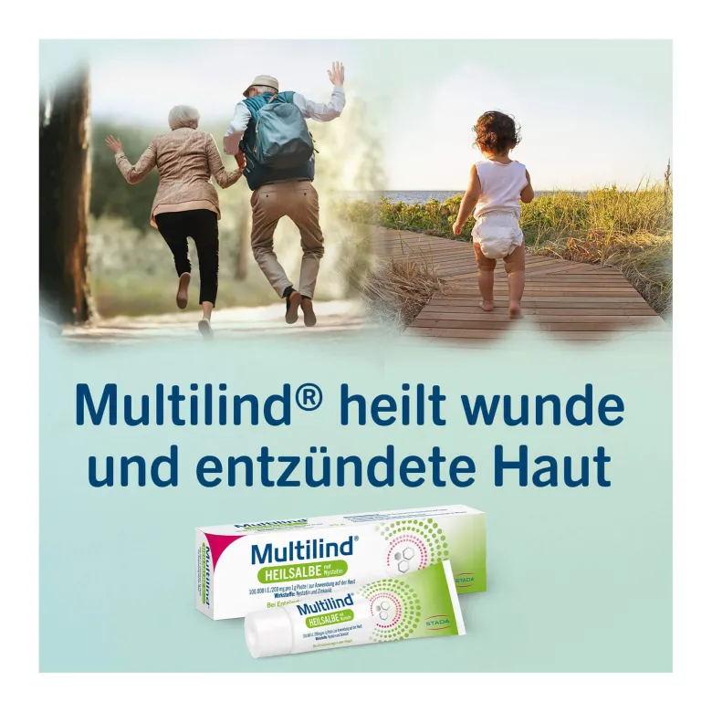 Multilind Heilsalbe mit Nystatin, 50 g