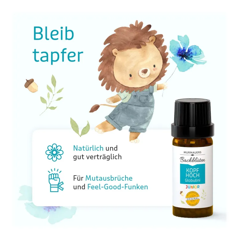 Murnauers Bachblüten Kinder Kopf hoch Globulini, 10 g