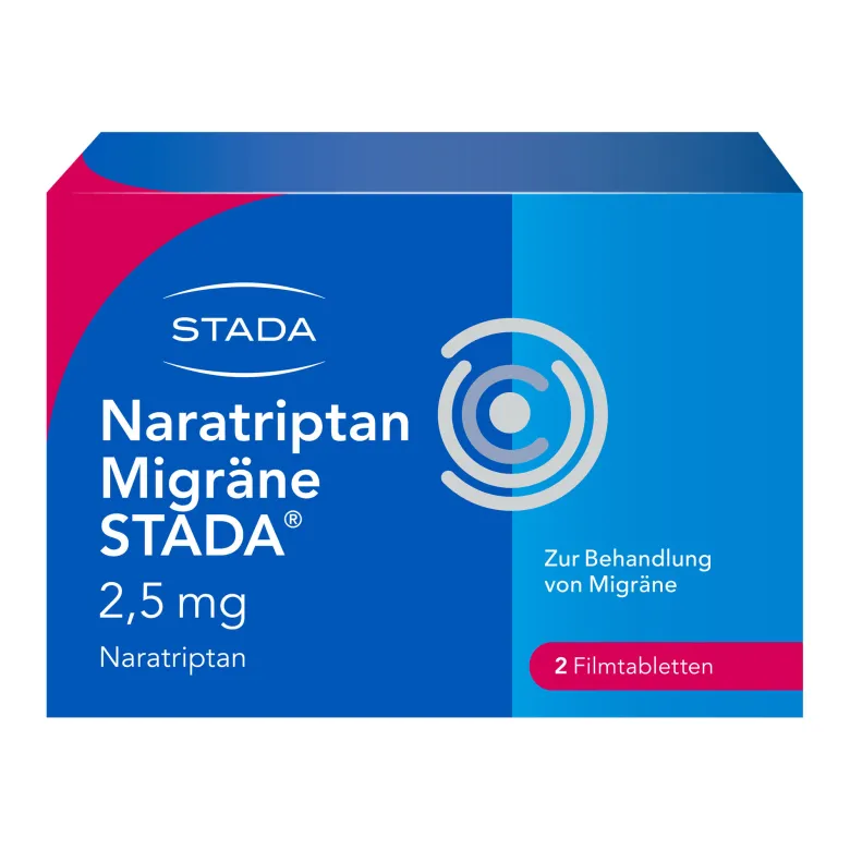 Naratriptan Migräne Stada 2,5 mg Filmtabletten, 2 St