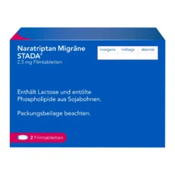 Naratriptan Migräne Stada 2,5 mg Filmtabletten, 2 St