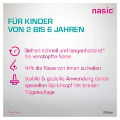 Nasic Nasenspray für Kinder, 10 ml