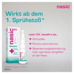 Nasic Nasenspray ohne Konservierungsstoffe, 10 ml