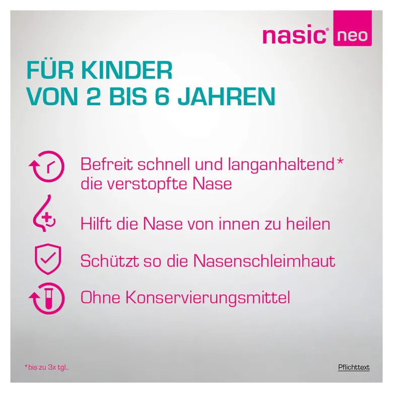 Nasic neo für Kinder Nasenspray, 10 ml