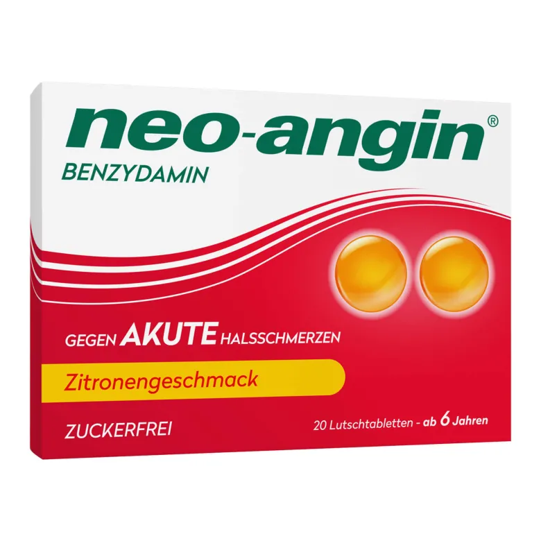 Neo-Angin Benzydamin akute Halsschmerzen Zitrone, 20 St