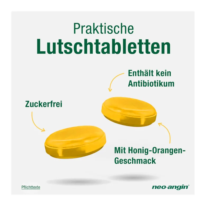 Neo-Angin Benzydamin akute Halsschmerzen Zitrone, 20 St