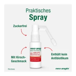 Neo-Angin Benzydamin Spray gegen akute Halsschmerzen, 30 ml