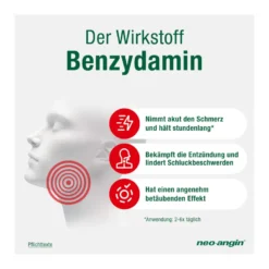 Neo-Angin Benzydamin Spray gegen akute Halsschmerzen, 30 ml