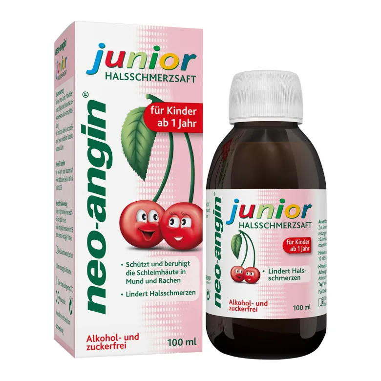 Neo-Angin Junior Halsschmerzsaft, 100 ml