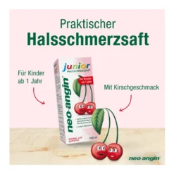 Neo-Angin Junior Halsschmerzsaft, 100 ml