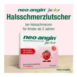 Neo-angin junior Halsschmerzlutscher, 8 St