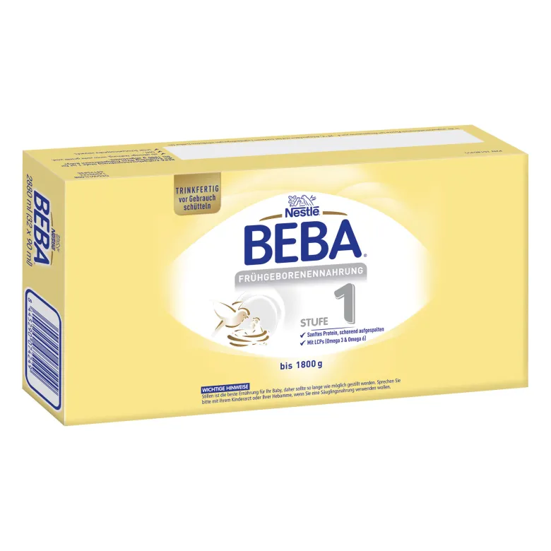 Nestle BEBA Frühgeborenen Nahrung Stufe 1, 32X90 ml