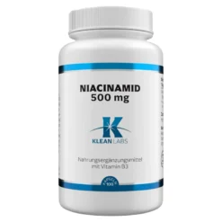 Niacinamid B3 500 mg Klean Labs Kapseln, 100 St