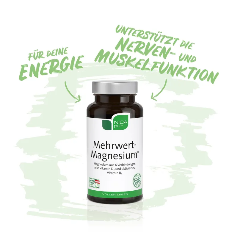 NICApur Mehrwert-Magnesium Kapseln, 60 St